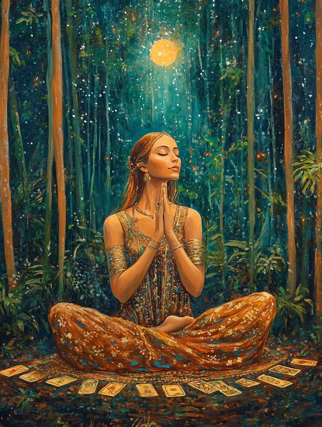 Meditierende Frauen von MAGIC TAROT
