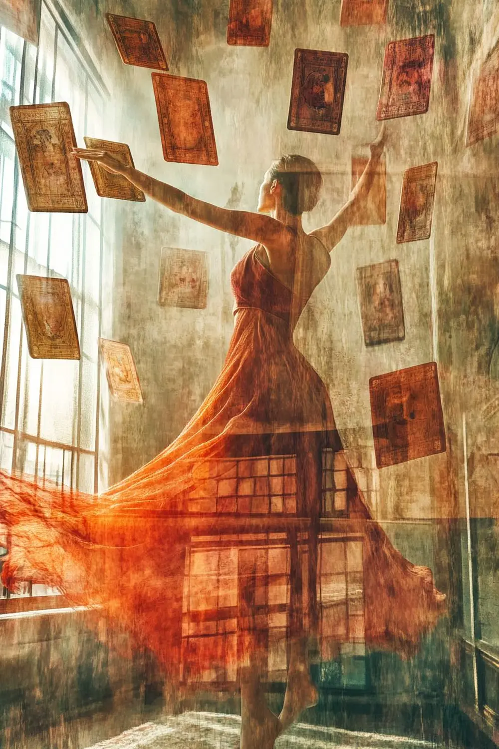 Porträtbild einer alleinstehenden Frau von MAGIC TAROT